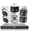 VIP Vision 8MP AI NVR Kit: 8600 Speciality Series 8Ch 2TB, 3in1 PTZ, 2x ID3 & 2x 180° SMD+ Domes (8x5) - NKPRO-88602D2DD1PT