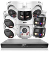 VIP Vision 8MP AI Kit – 8600 Speciality Series NVR 8Ch 2TB, 3-in-1 PTZ, 2x ID3, 2x M-Dome, 2x 180° SMD+ – NKPRO-88602D2DD2MD1PT