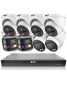 VIP Vision 8MP AI Kit – 8600 Speciality Series NVR 16Ch 4TB, 4x ID3, 2x M-Dome, 2x 180° SMD+ – NKPRO-16864D2DD2MD