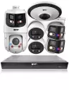 VIP Vision 8MP AI Kit: 8600 Series 8Ch NVR 2TB, PTZ, 360° Fisheye, 2x ID3, 2x 180° Domes (8x6) – NKPRO-88602D2DD1PT