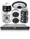 VIP Vision 8MP AI Kit: 8600 Series 8Ch NVR 2TB, PTZ, 360° Fisheye, 2x ID3, 2x 180° Domes (8x6) – NKPRO-88602D2DD1PT