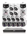 VIP Vision 8MP AI Kit – 8600 Speciality Series NVR 32Ch 6TB, 5x ID3, 4x M-Dome, 5x 180° SMD+, 2x PTZ