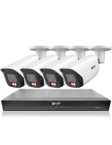 VIP Vision 6MP AI 6200 Series 8Ch IP NVR 2TB 4xBIRG 24/7 Colour Bullet Cameras - Advanced AI CCTV