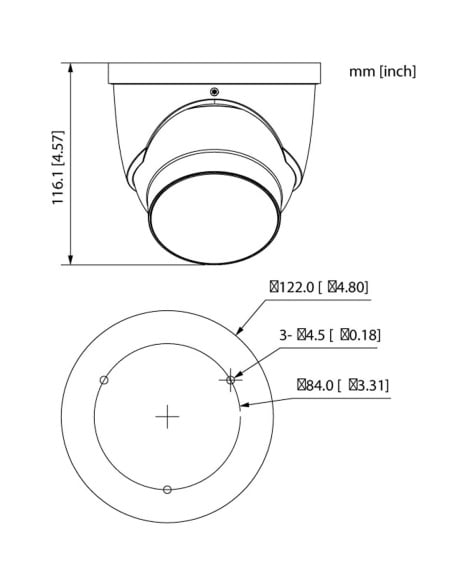 VIP Vision Professional AI Series 6MP Fixed VSIPC-HDW3649H-AS-PV-PRO