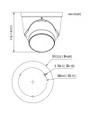 VIP Vision Professional AI Series 6MP Fixed Deterrence Turret Pro 2-Way Audio - VSIPC-HDW3649H-AS-PV-PRO
