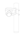 VIP Vision Professional AI Series 6MP Fixed Deterrence Turret Pro 2-Way Audio - VSIPC-HDW3649H-AS-PV-PRO