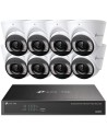TP-Link VIGI 5MP 8Ch IP NVR 2TB Full-Colour 8x Dome Camera Kit