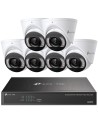 TP-Link VIGI 8MP 8Ch IP NVR 2TB Full-Colour 6x Dome Camera Kit
