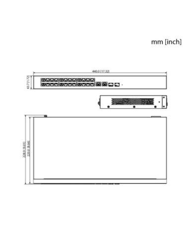 VIP Vision 24-port Cloud Managed Fast Hi-PoE VSPOE-SWA24C