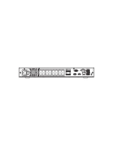EZ-IP 12MP 16CH NVR with 16-Port PoE, HDMI/VGA EZ-N416PRO