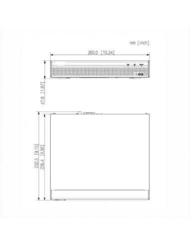 EZ-IP 12MP 8CH NVR with 8-Port PoE, HDMI/VGA EZ-N48PRO