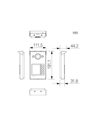 VIP Vision Residential 2MP HD 4 Button IP INTIPDDS4W