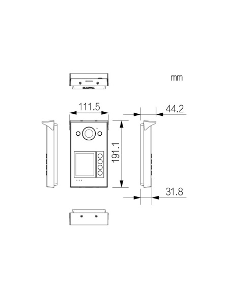 VIP Vision Residential 2MP HD 4 Button IP INTIPDDS4W VIP Vision Residential 2MP HD 4 Button IP INTIPDDS4W
