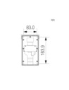 VIP Vision Residential 2MP HD 4 Button IP Intercom Door Station - INTIPDDS4W