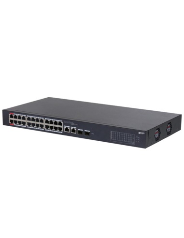 VIP Vision 24-port Cloud Managed Fast Hi-PoE Ethernet Switch - VSPOE-SWA24C