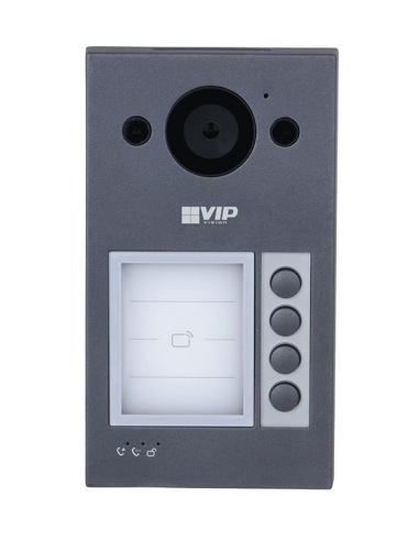VIP Vision Residential 2MP HD 4 Button IP Intercom Door Station - INTIPDDS4W