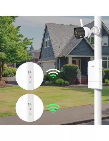 TENDA 01-5G 5GHz 9dBi 11AC 867Mbps Outdoor CPE TN-O1-5G-2PK