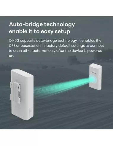 TENDA 01-5G 5GHz 9dBi 11AC 867Mbps Outdoor CPE TN-O1-5G-2PK