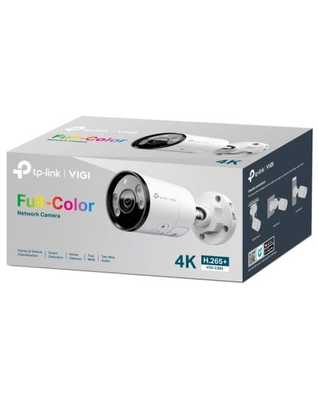 TP-Link VIGI 8MP 4K Full-Colour Bullet Security Camera – Insight-S385 (4mm)