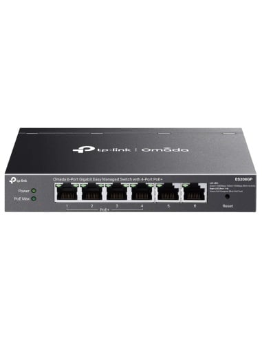 TP-Link Omada 6-Port Gigabit Easy Managed Switch ES206GP