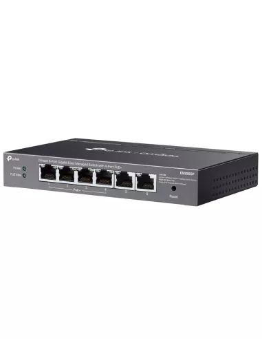 TP-Link Omada 6-Port Gigabit Easy Managed Switch with 4-Port PoE+ - ES206GP