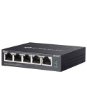 TP-Link Omada 5-Port Gigabit Desktop Switch with 4-Port PoE+ - DS105GP