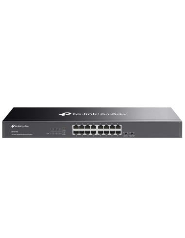 TP-Link Omada DS1016G 16 Port Rackmountable Gigabit Network Switch front view