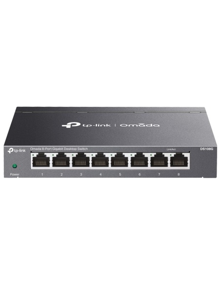TP-Link Omada DS108G Gigabit Desktop Switch 8-Port front view