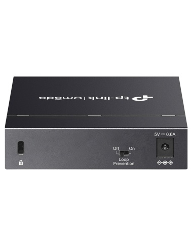 TP-Link Omada DS105G Gigabit Desktop Switch 5-Port rear view