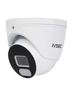 IVSEC 4K 8MP Smart IP Dome Camera 2.8mm White LED Spot IVNC-820D