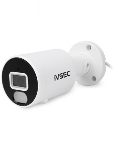 IVSEC 4K 8MP Smart IP Bullet Camera 2.8mm White LED Spot IVNC-820B