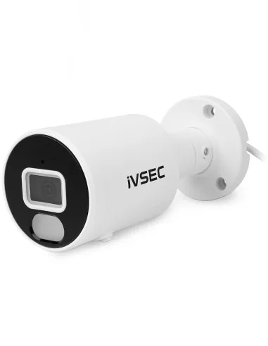 IVSEC 4K 8MP Smart IP Bullet Camera 2.8mm White LED Spot Light & IR 25M  - IVNC-820B