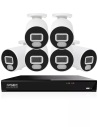 IVSEC 4K 8MP Smart IP 2TB 8CH 6x820B Bullet Cameras UHD NVR CCTV Security System (8x6)