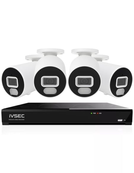 IVSEC 4K 8MP Smart IP 2TB 4CH 4x820B Bullet IVK4L-8204B