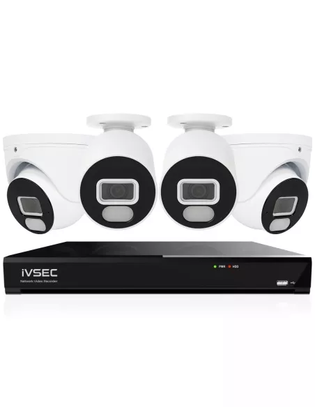 IVSEC 4K 8MP Smart IP 2TB 4CH 4x820 Bullet & Dome IVK4L-8202B2D IVSEC 4K 8MP Smart IP 2TB 4CH 4x820 Bullet & Dome IVK4L-8202B2D
