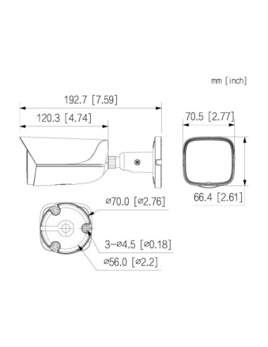 VIP Vision Professional AI Series 4MP Fixed IP VSIPP-4BIRG-I3