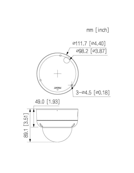 VIP Vision Professional AI Series 4MP Fixed VSIPP-4DIRD-I3