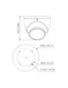 VIP Vision Professional AI Series 4MP IP Fixed Dome Camera - VSIPP-4DIRG-I3