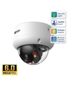 VIP Vision Professional AI Series 6MP Fixed IP Vandal Dome VSIPP-6DIRD-I3 2