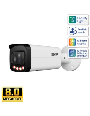 VIP Vision Professional AI Series 8MP 4K-UHD IP VSIPP-8BIRMG-I3