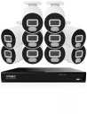 IVSEC 4K 8MP Smart IP 4TB 16CH 10x820B Bullet Cameras UHD NVR CCTV Security System (16x10)