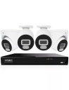 IVSEC 4K 8MP Smart IP 2TB 4CH 4x820 Bullet & Dome Cameras UHD NVR CCTV Security System (4x4)