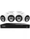 IVSEC 4K 8MP Smart IP 2TB 8CH 4x820B Bullet Cameras UHD NVR CCTV Security System (8x4)