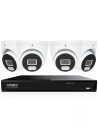 IVSEC 4K 8MP Smart IP 2TB 8CH 4x820D Dome Cameras UHD NVR CCTV Security System (8x4)
