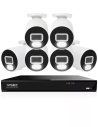 IVSEC 4K 8MP Smart IP 2TB 8CH 6x820B Bullet Cameras UHD NVR CCTV Security System (8x6)