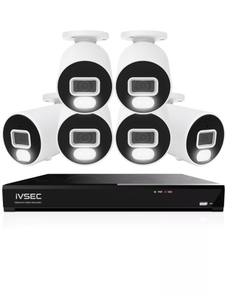 IVSEC 4K 8MP Smart IP 2TB 8CH 6x820B Bullet IVK8L-8206B-E1 IVSEC 4K 8MP Smart IP 2TB 8CH 6x820B Bullet IVK8L-8206B-E1