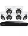 IVSEC 4K 8MP Smart IP 2TB 8CH 6x820D Dome Cameras UHD NVR CCTV Security System (8x6)