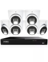 IVSEC 4K 8MP Smart IP 2TB 8CH 6x820D Dome Cameras UHD NVR CCTV Security System (8x6)