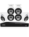 IVSEC 4K 8MP Smart IP 2TB 8CH 6x820 Bullet & Dome Cameras UHD NVR CCTV Security System (8x6)