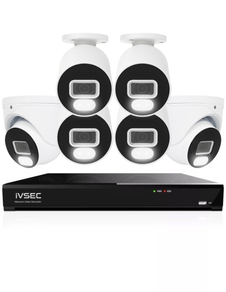 IVSEC 4K 8MP Smart IP 2TB 8CH 6x820 Bullet & Dome IVK8L-8204B2D-E1 IVSEC 4K 8MP Smart IP 2TB 8CH 6x820 Bullet & Dome IVK8L-8204B2D-E1